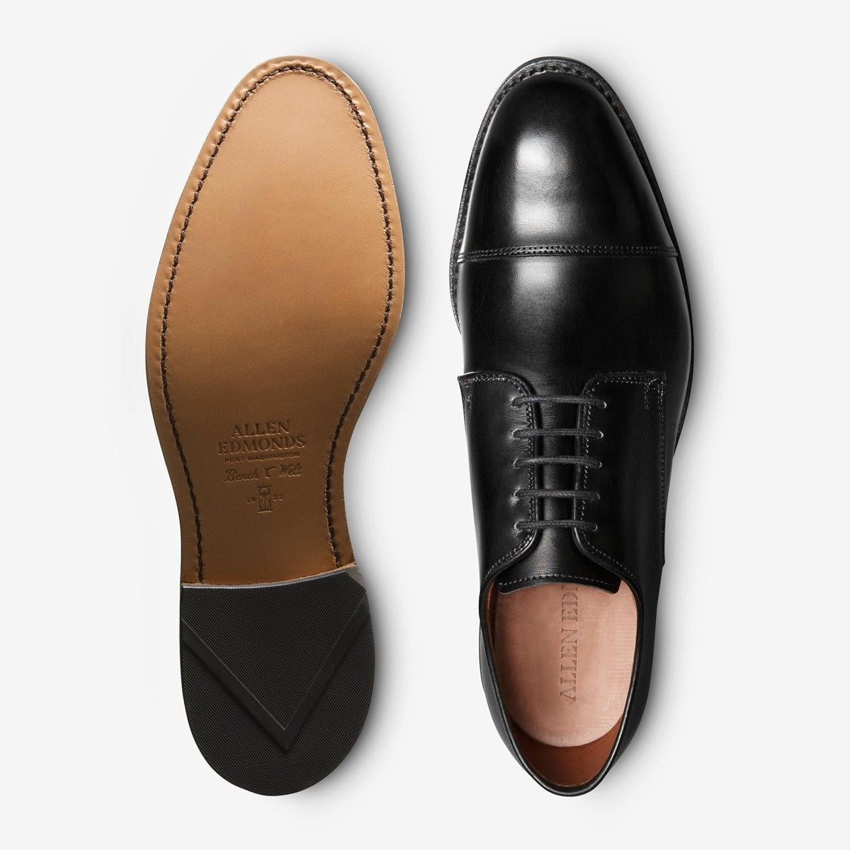 Factory Second Park Avenue Cap-toe Derby Dress Shoe - Black