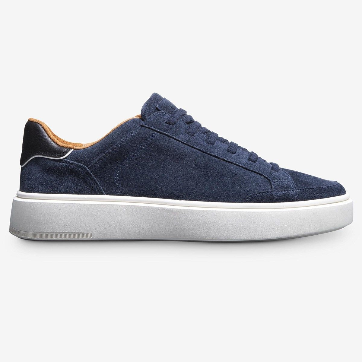 Oliver Slip-on Stretch-lace Sneaker - Navy Suede
