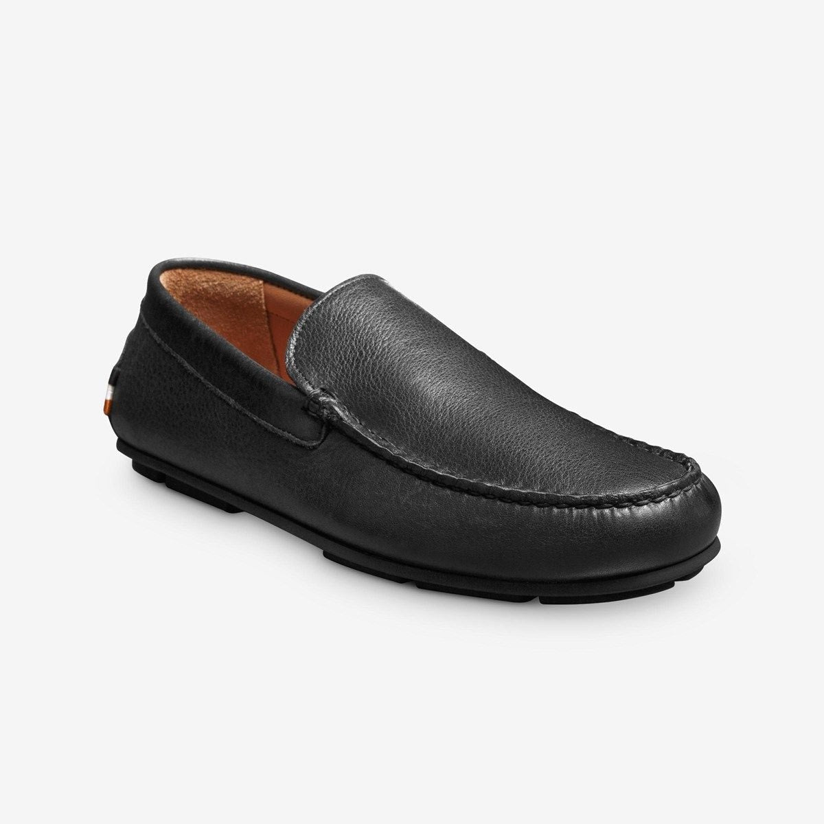 Santiago Driving Loafer - Black Leather