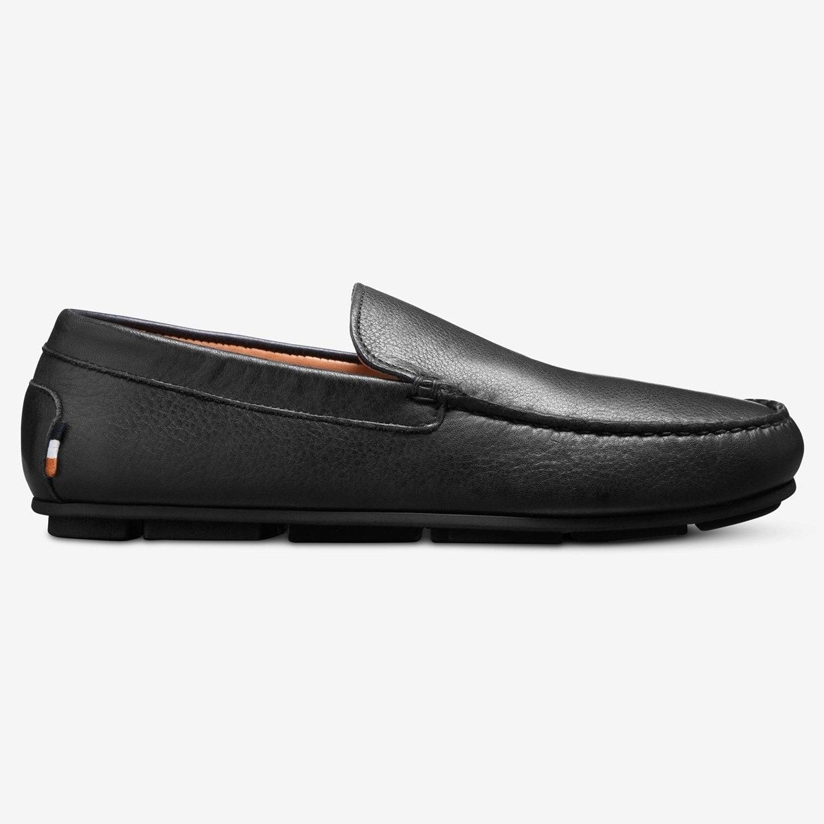 Santiago Driving Loafer - Black Leather