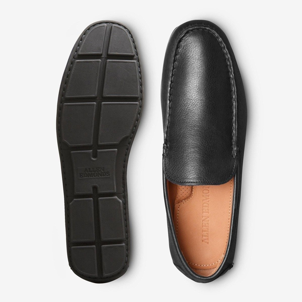 Santiago Driving Loafer - Black Leather