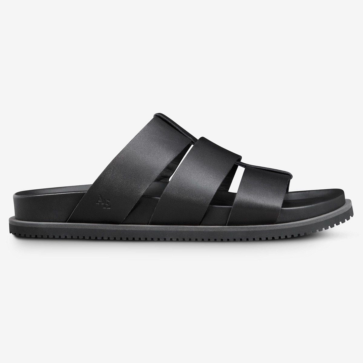 Davis Sandal - Black Leather