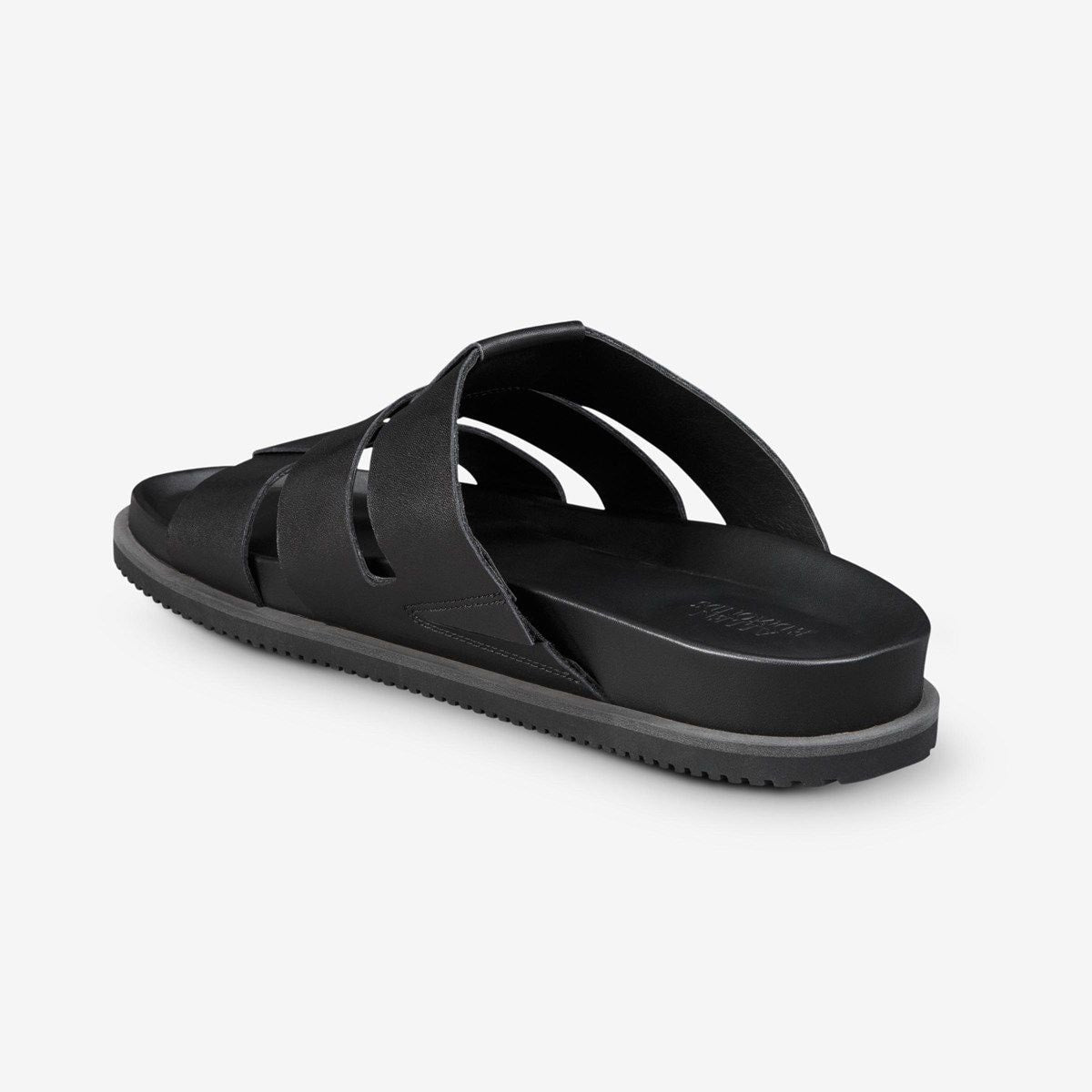 Davis Sandal - Black Leather