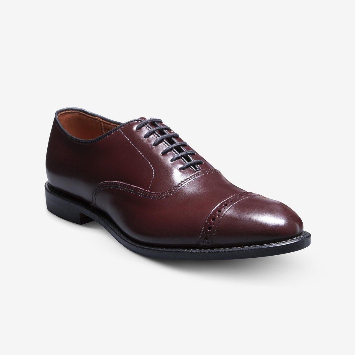 Fifth Avenue Cap-toe Oxford Dress Shoe - Burgundy Leather