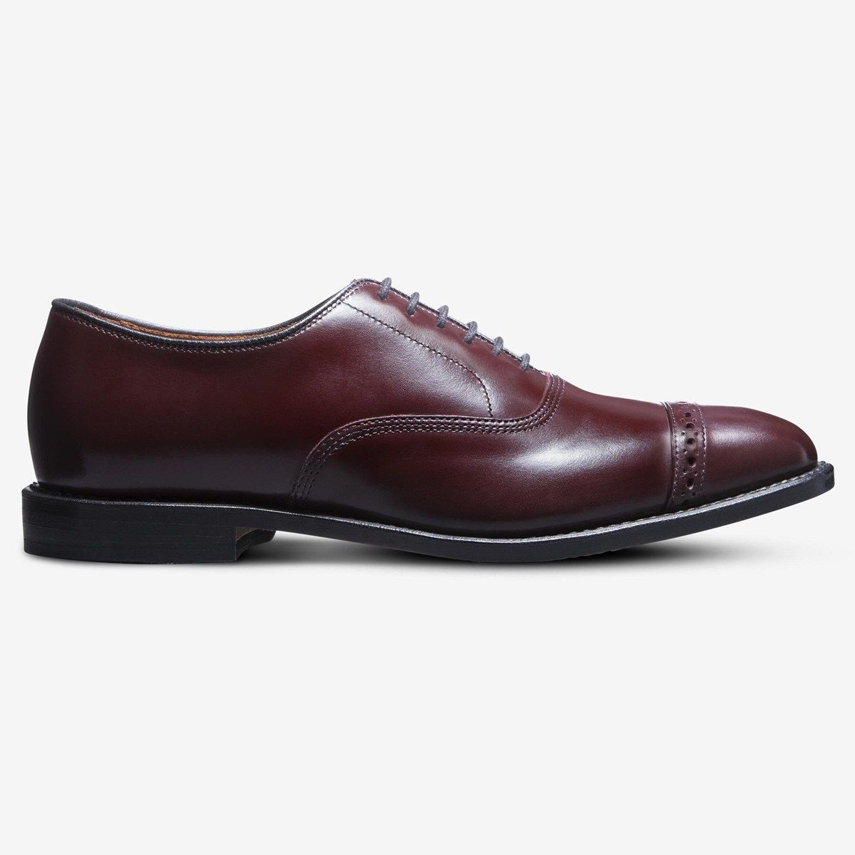 Fifth Avenue Cap-toe Oxford Dress Shoe - Burgundy Leather