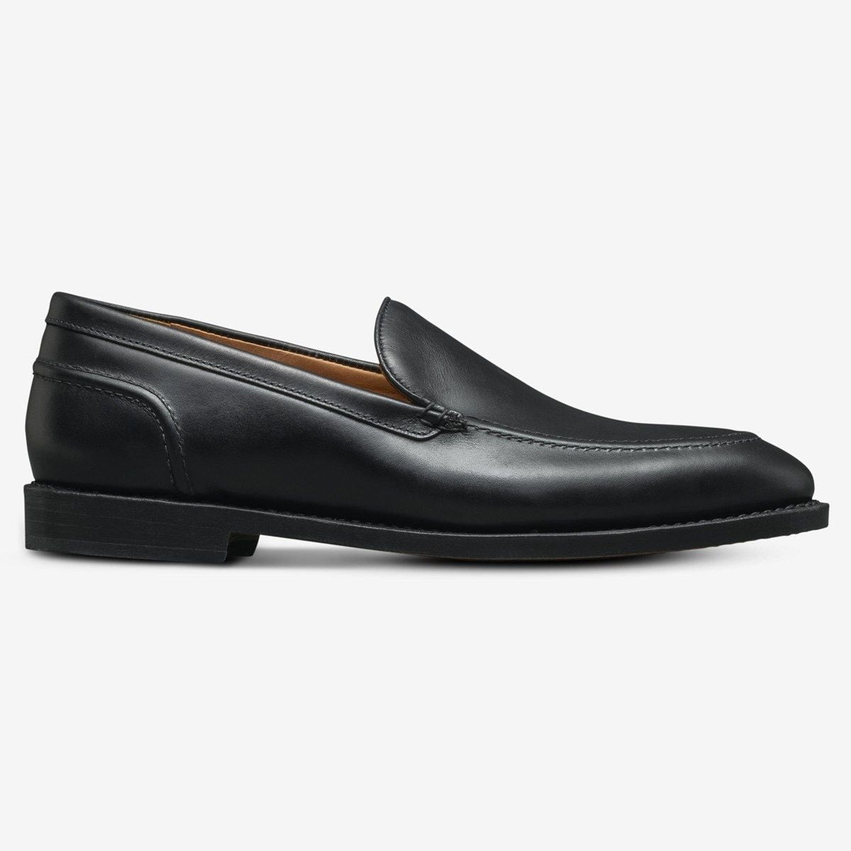 Randolph Venetian Slip-on Loafer - Black Leather