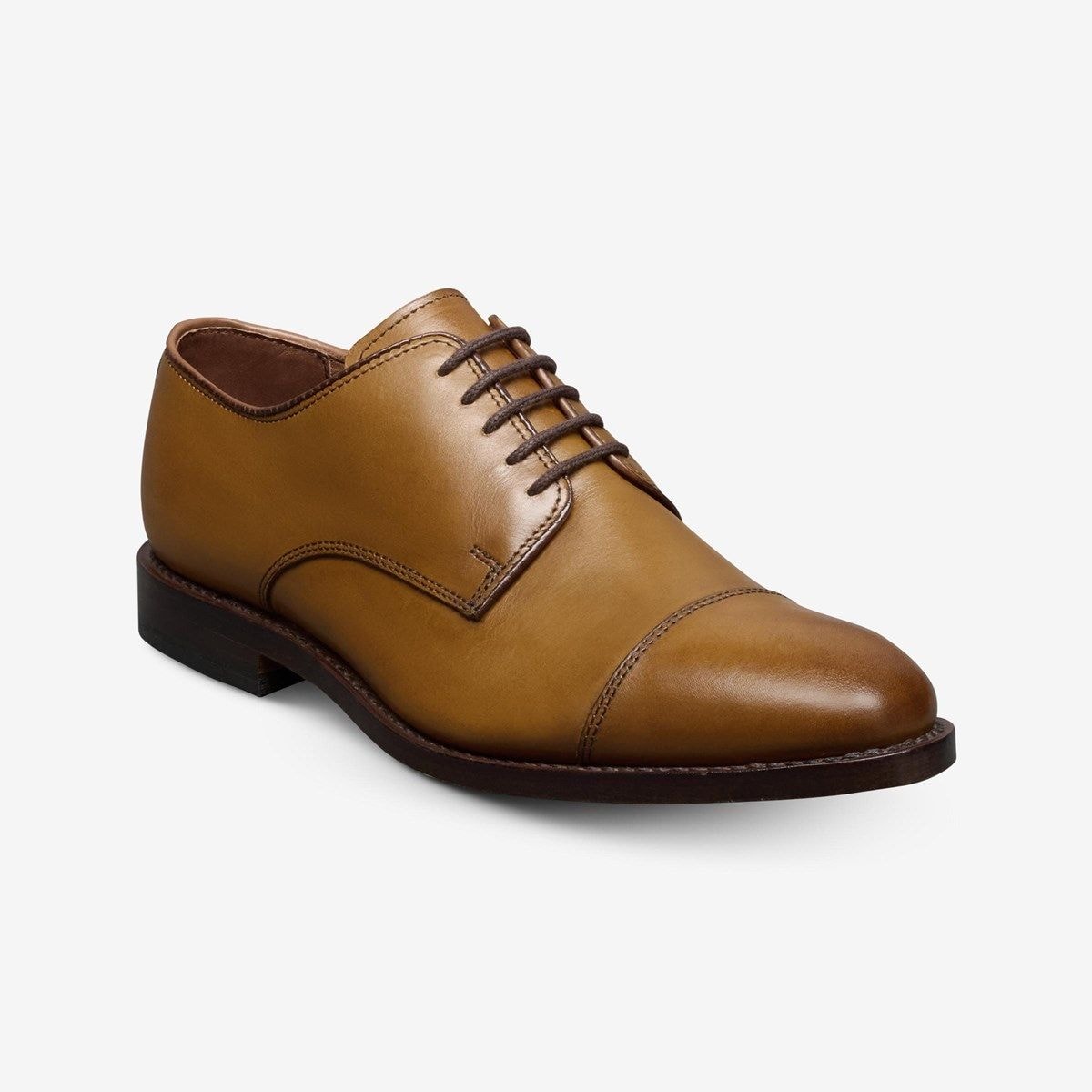 Park Avenue Cap-toe Derby Dress Shoe - Walnut Leather