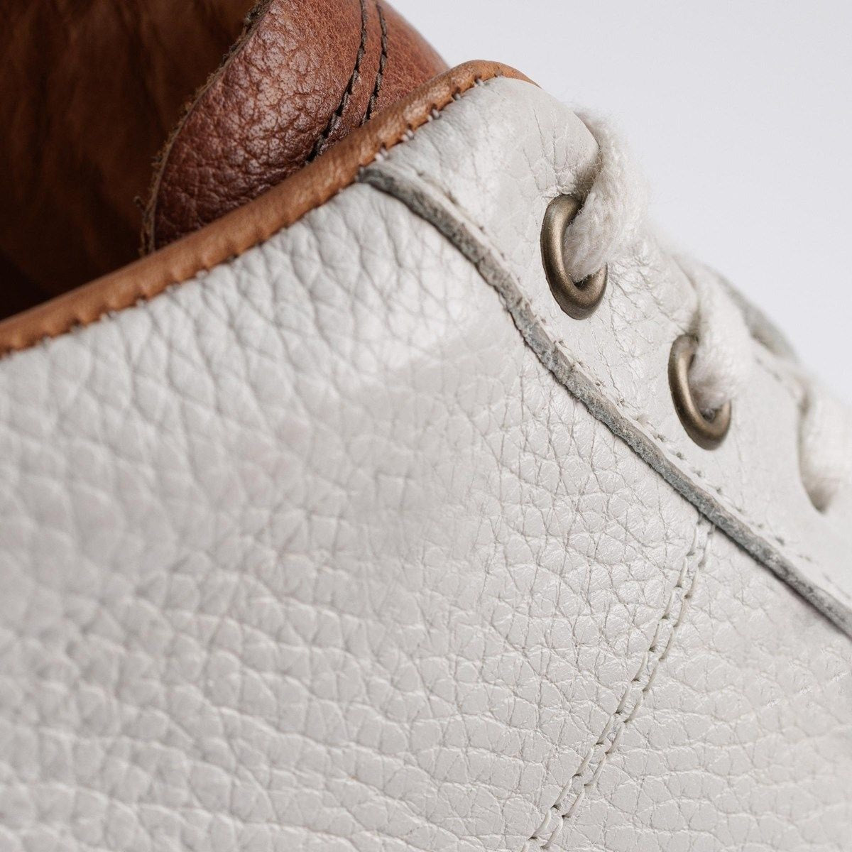Pines Derby Golf Shoe - White Leather (EC4501260)