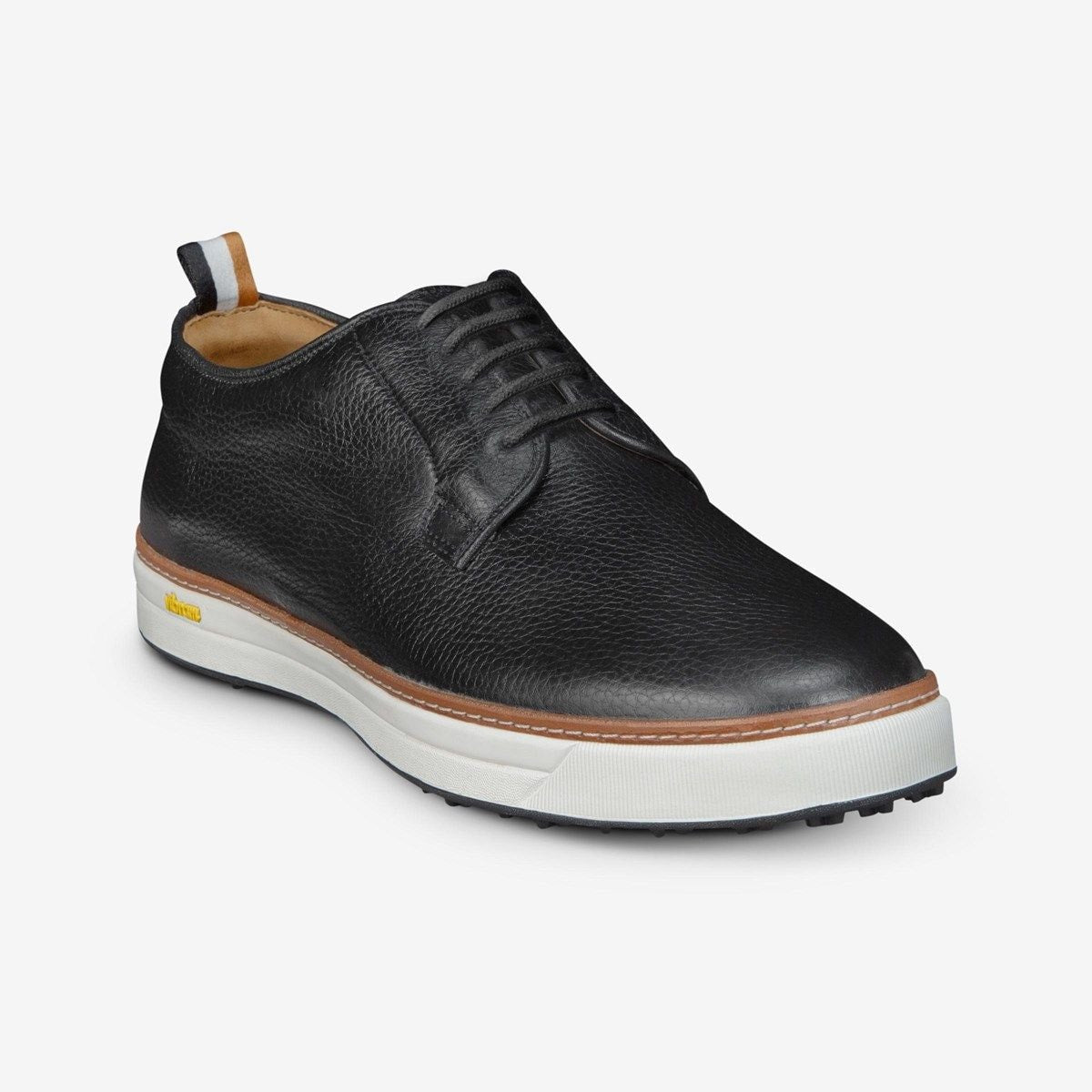 Cypress Derby Golf Shoe - Black Leather