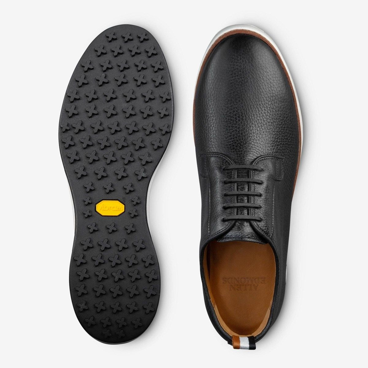 Cypress Derby Golf Shoe - Black Leather