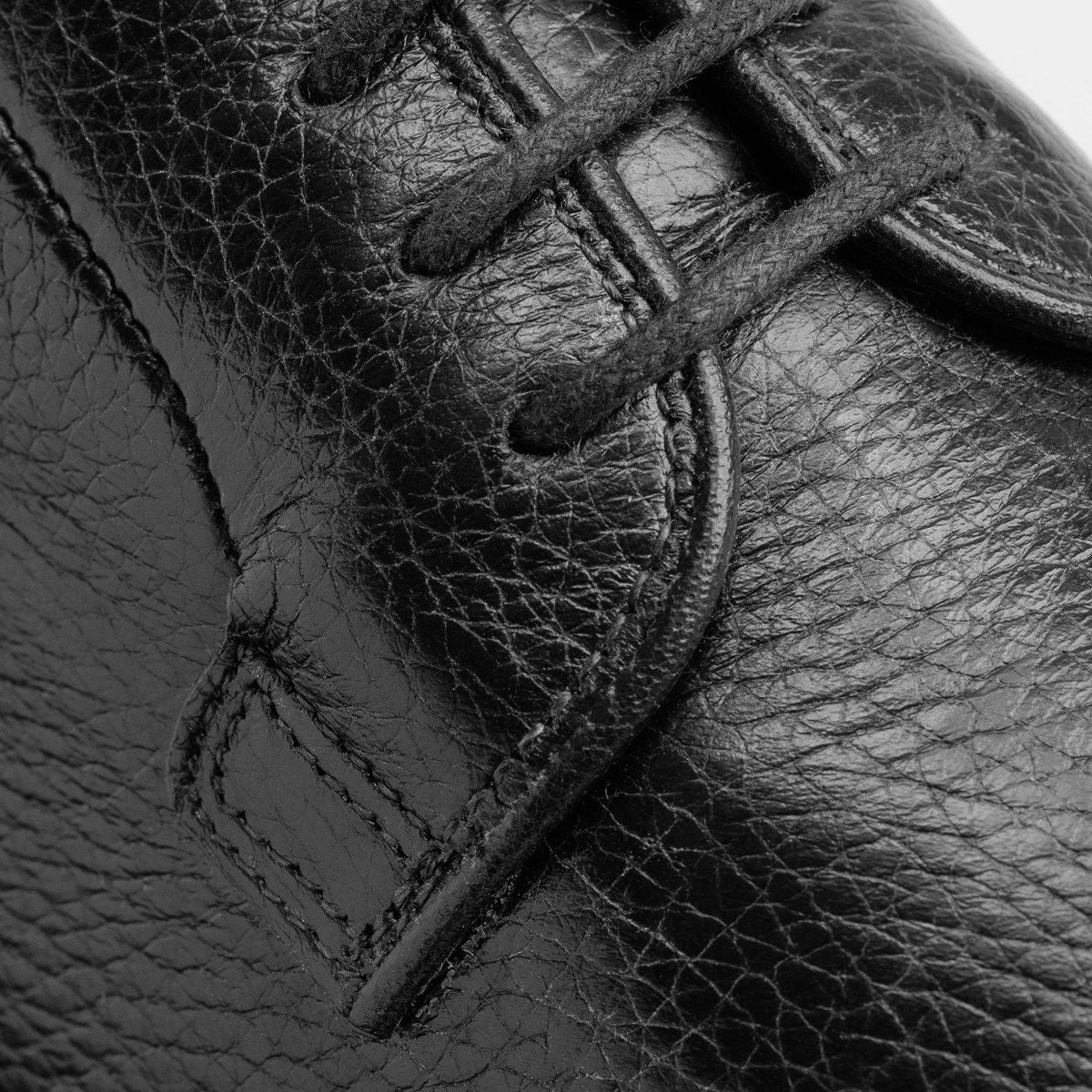 Cypress Derby Golf Shoe - Black Leather