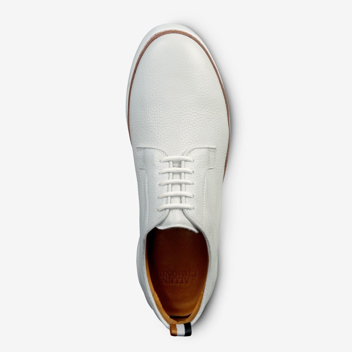 Cypress Derby Golf Shoe - White Leather