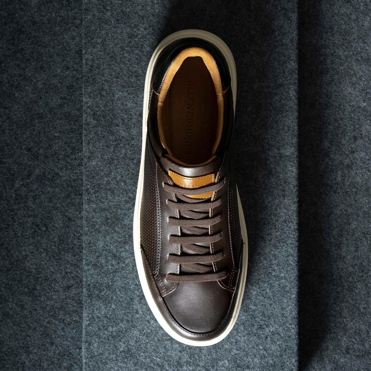 Oliver Slip-on Stretch-lace Sneaker - Espresso Leather