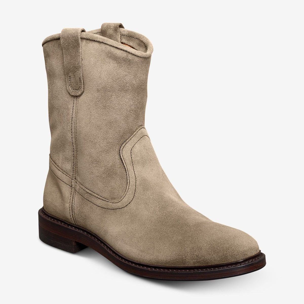 Dallas Roper Low Boot - Light Brown Suede