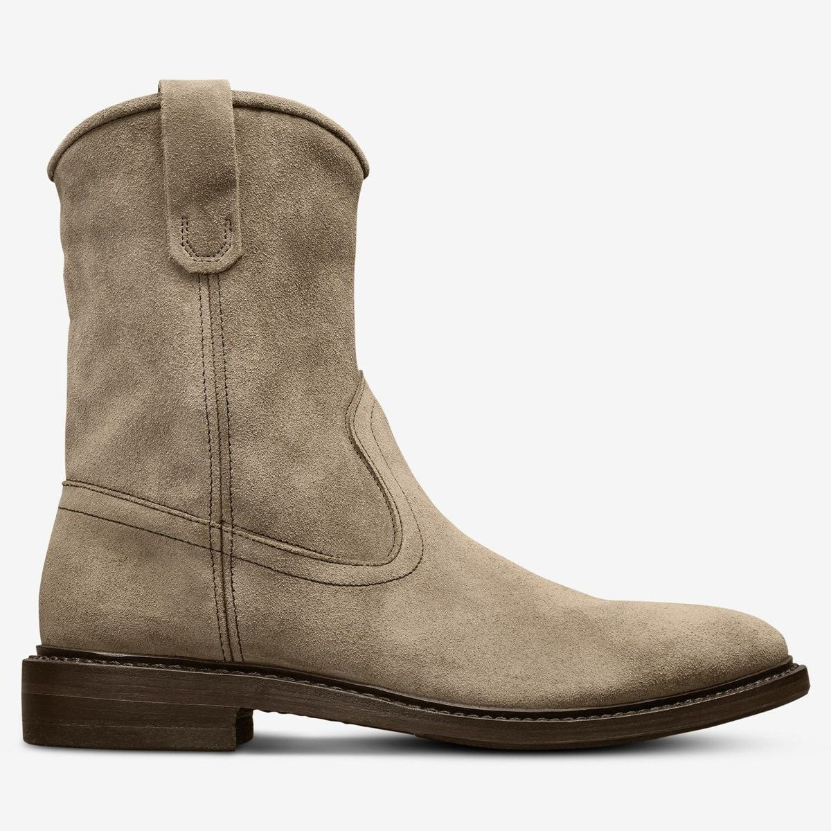 Dallas Roper Low Boot - Light Brown Suede