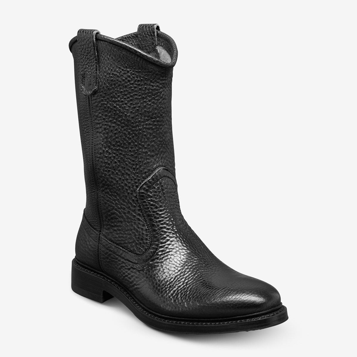 Dallas Roper Boot - Black Leather