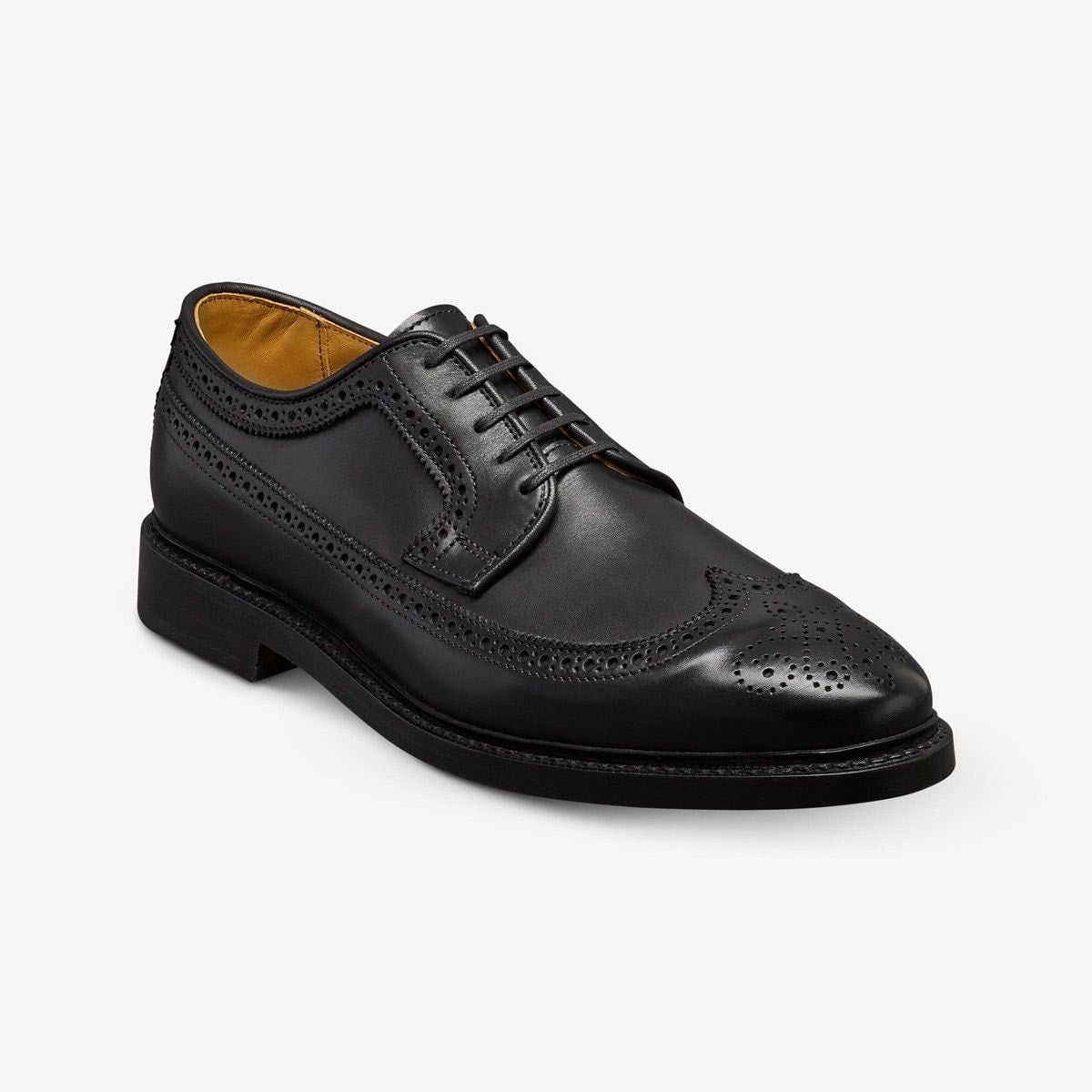 Mason Reserve Wingtip Derby Dress Shoe - Black Leather
