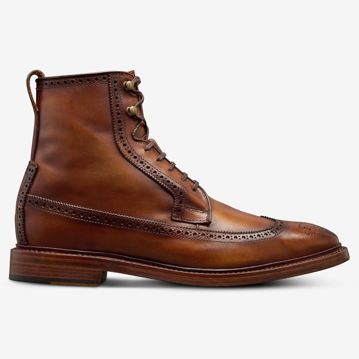 Maddox Reserve Wingtip Dress Boot - Coffee Brown Leather