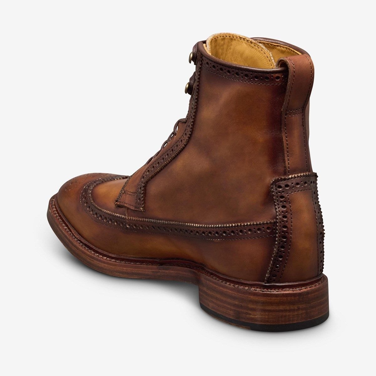 Maddox Reserve Wingtip Dress Boot - Coffee Brown Leather