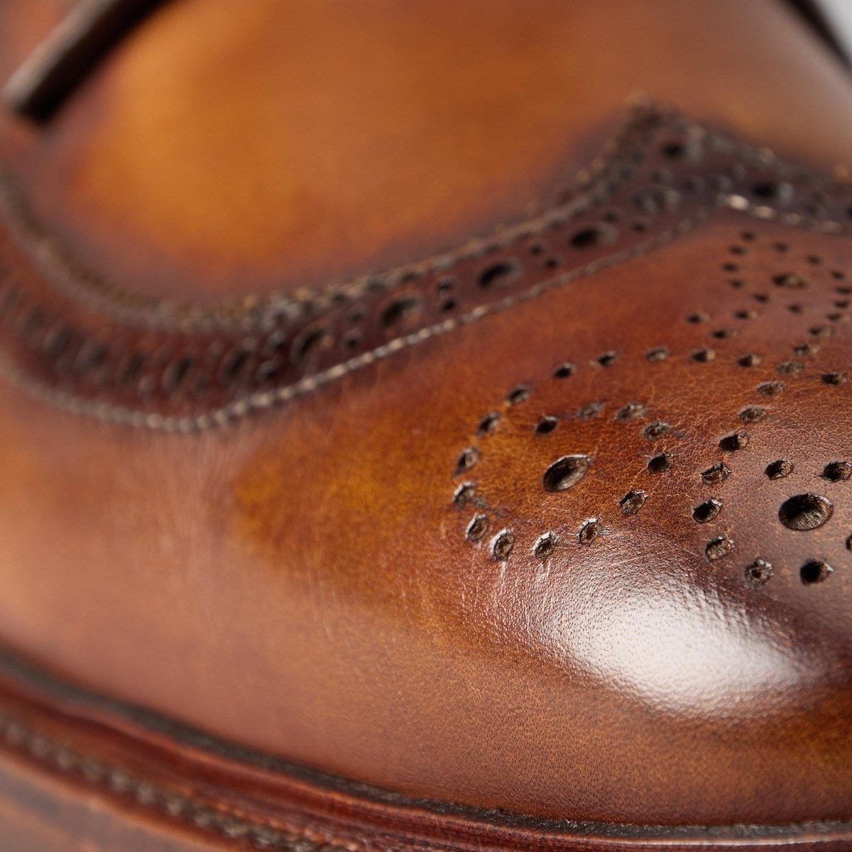Maddox Reserve Wingtip Dress Boot - Coffee Brown Leather