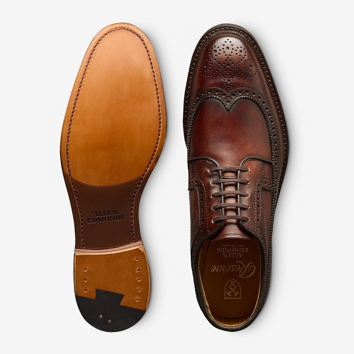 Mason Reserve Wingtip Derby Dress Shoe - Chili Leather