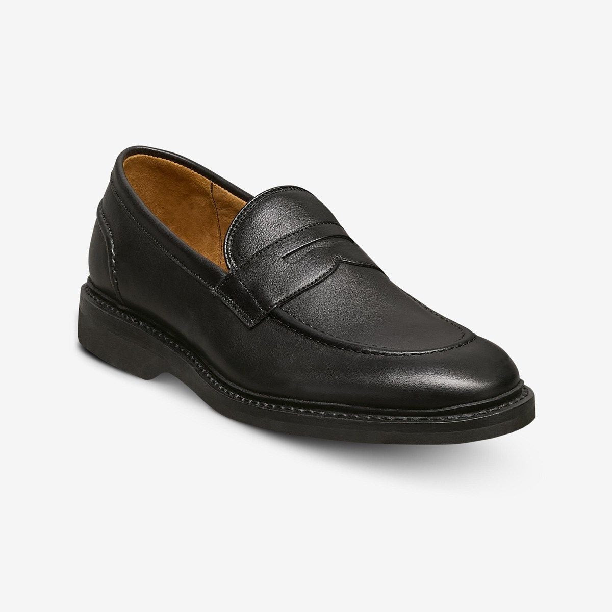 Randolph Verse Penny Loafer - Black Leather