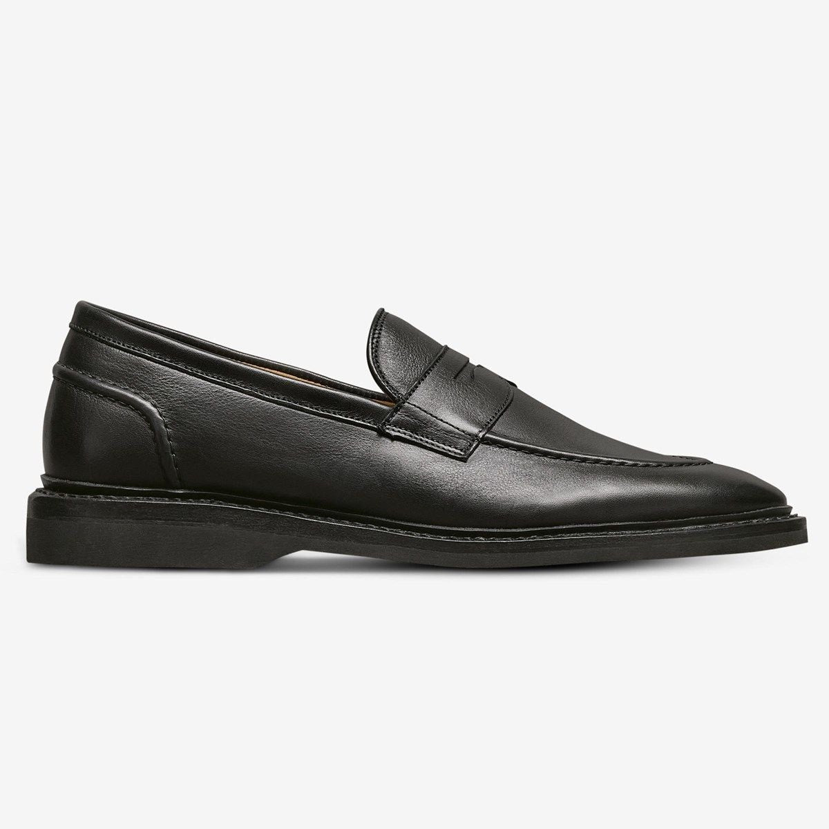 Randolph Verse Penny Loafer - Black Leather