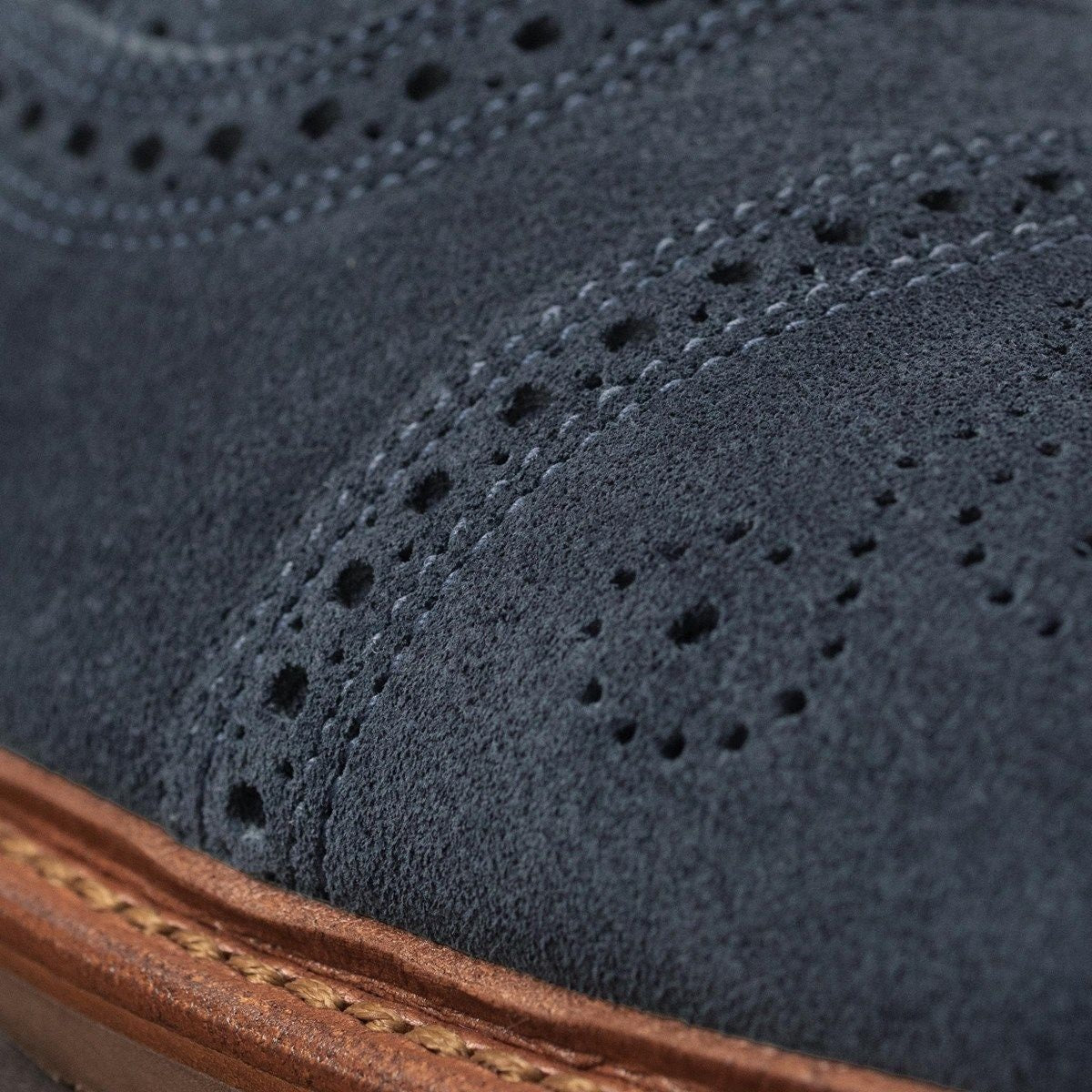 Strand Verse Cap-toe Oxford Dress Shoe - Navy Suede
