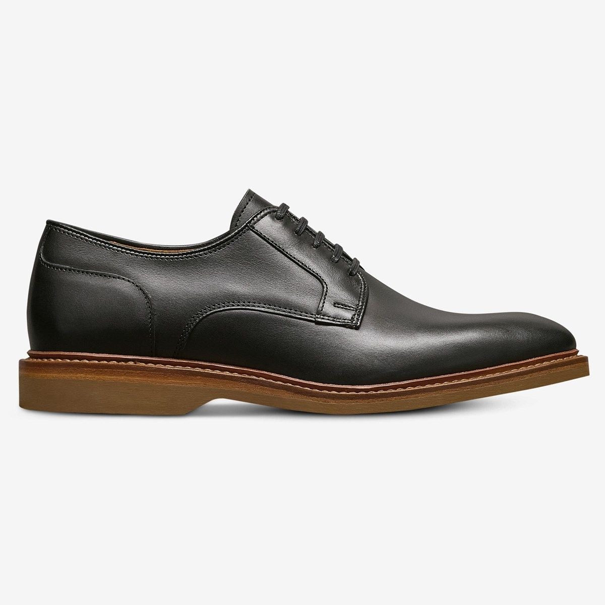Walker Verse Plain-toe Derby Dress Shoe - Black Leather