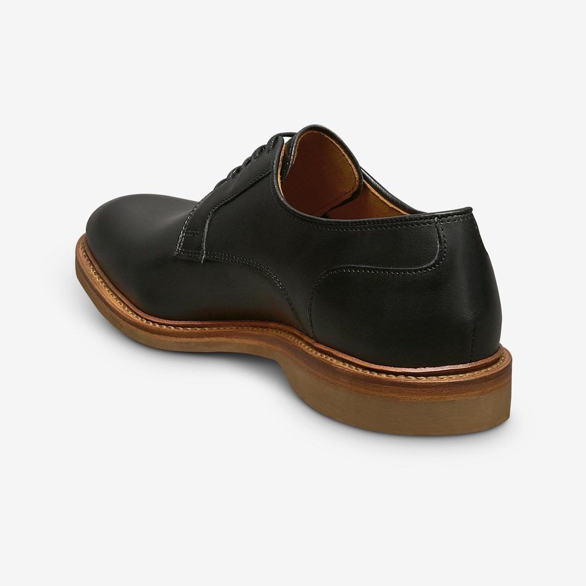 Walker Verse Plain-toe Derby Dress Shoe - Black Leather