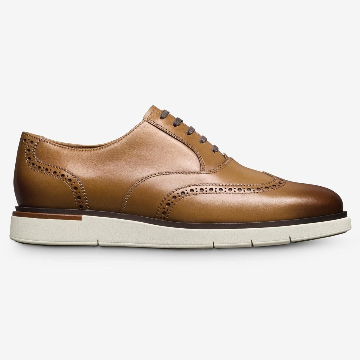 Carson Lace-up Hybrid Wingtip Oxford - Walnut Leather