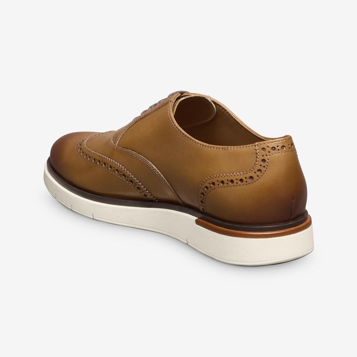 Carson Lace-up Hybrid Wingtip Oxford - Walnut Leather