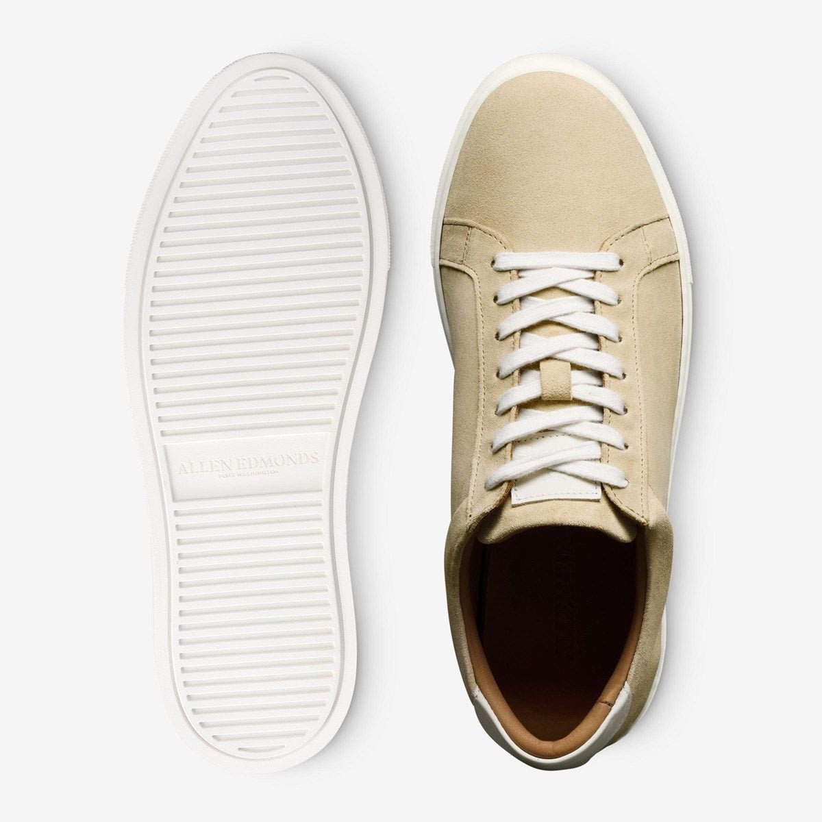 Courtside Lace-up Sneaker - Sand Suede