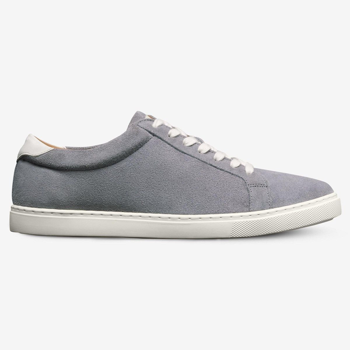 Courtside Lace-up Sneaker - Steel Blue Suede