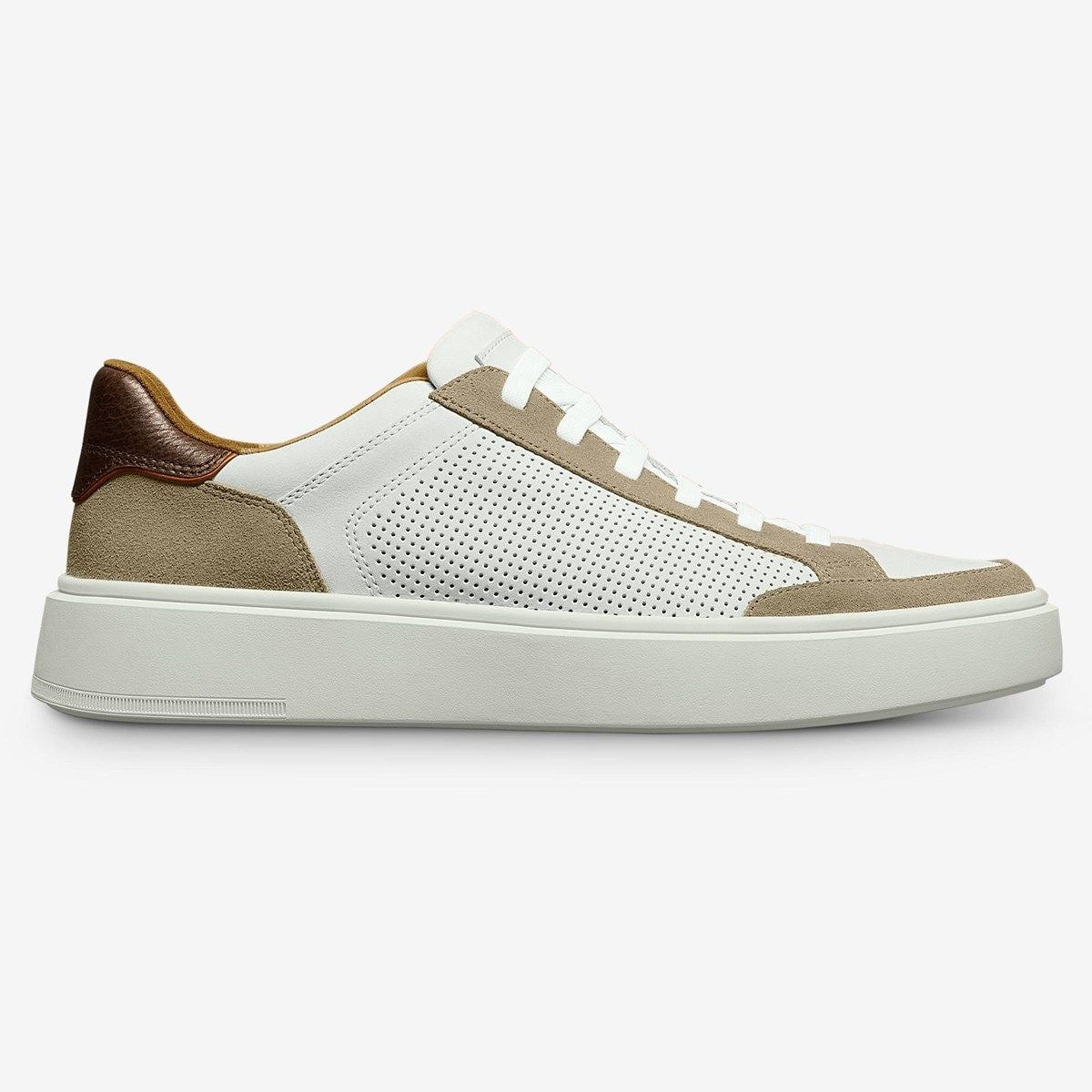 Oliver Slip-on Stretch-lace Sneaker - Bone Leather Mix