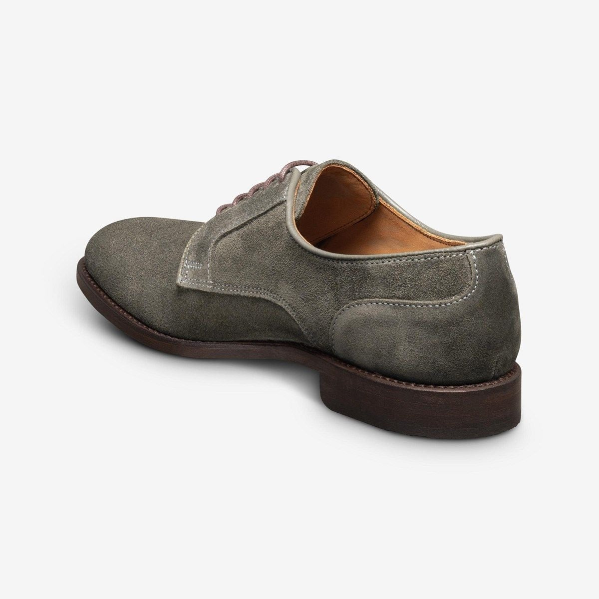 Windsor Plain-toe Derby Dress Shoe - Piombo Grey Suede