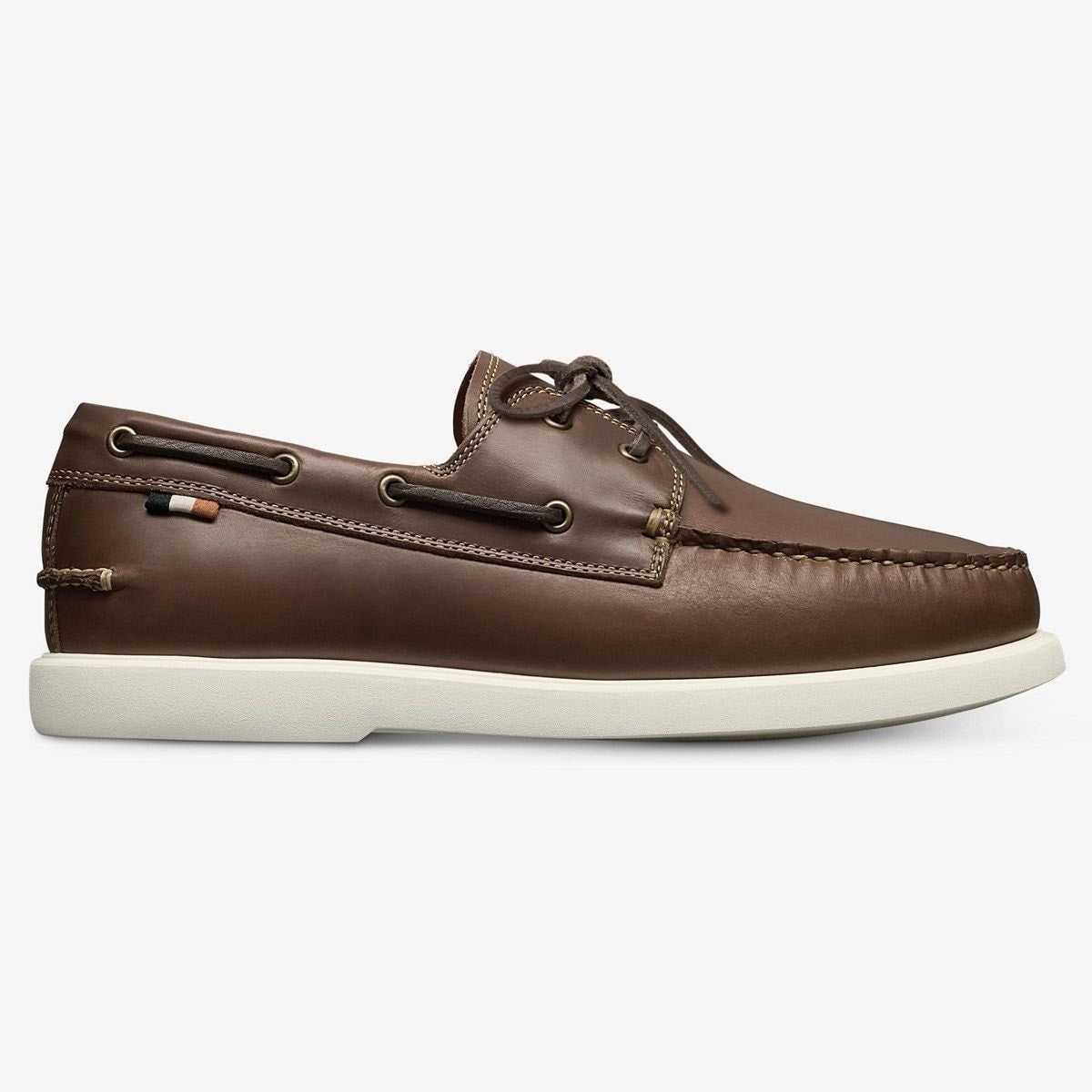 Panama Boat Shoe - Natural Brown Leather