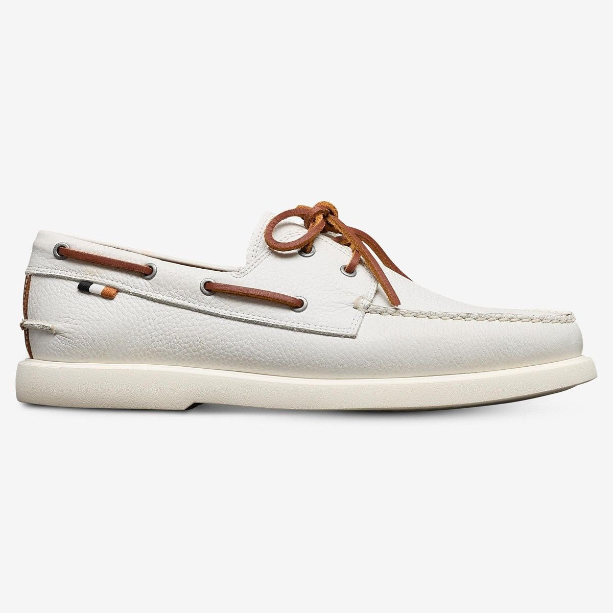 Panama Boat Shoe - White Leather