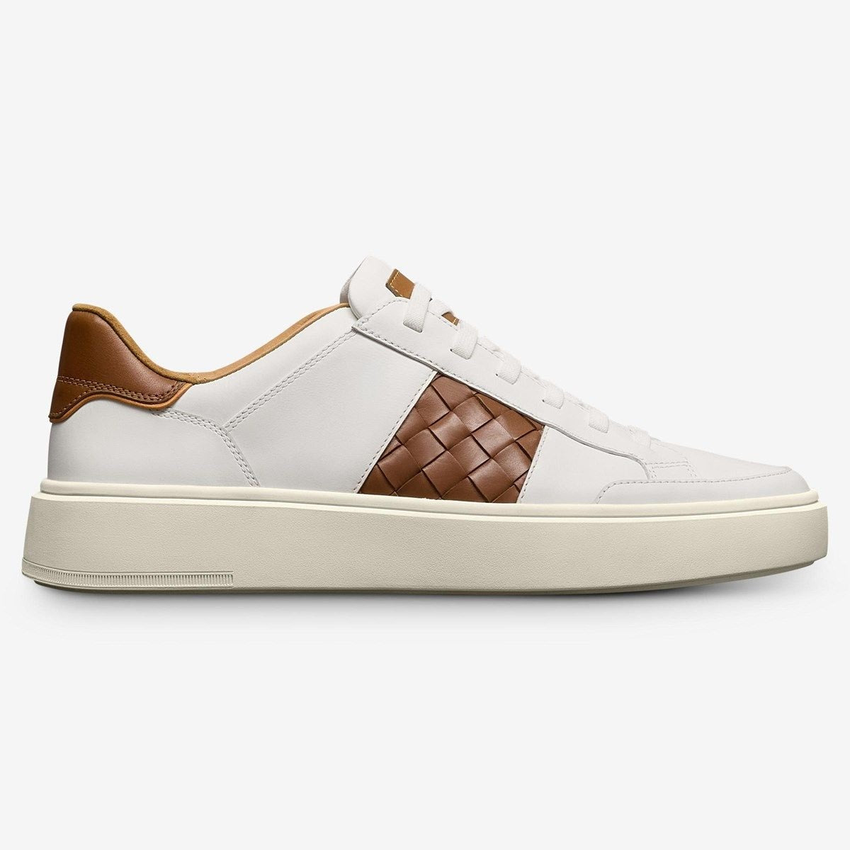 Oliver Slip-on Stretch-lace Sneaker - White Woven Luggage Leather