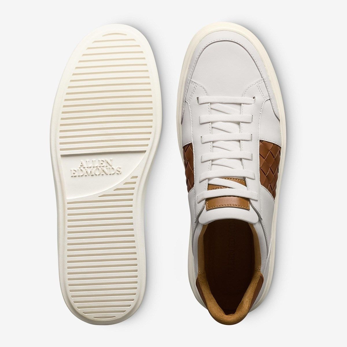 Oliver Slip-on Stretch-lace Sneaker - White Woven Luggage Leather