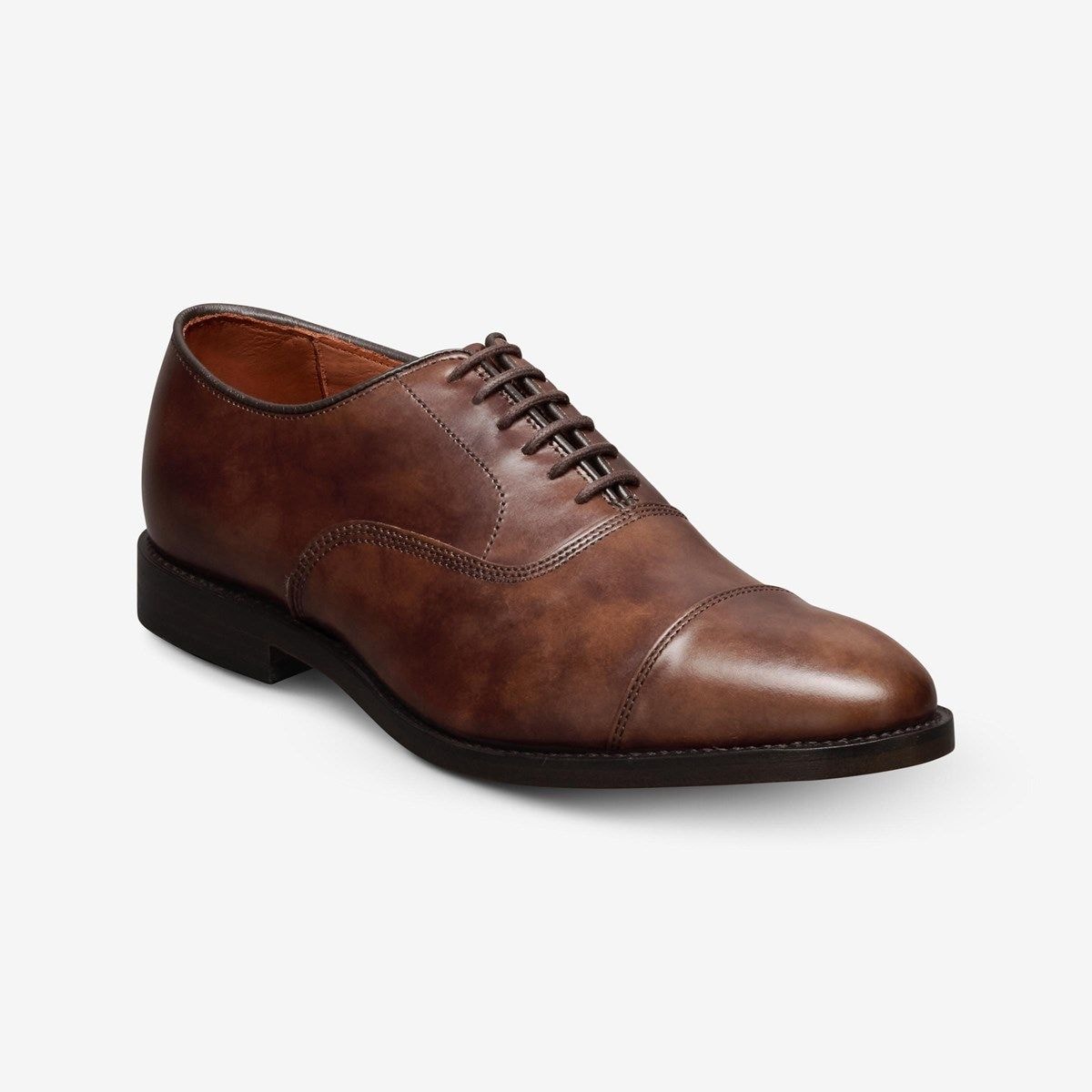 Park Avenue Cap-toe Oxford Dress Shoe - Brown Museum Leather