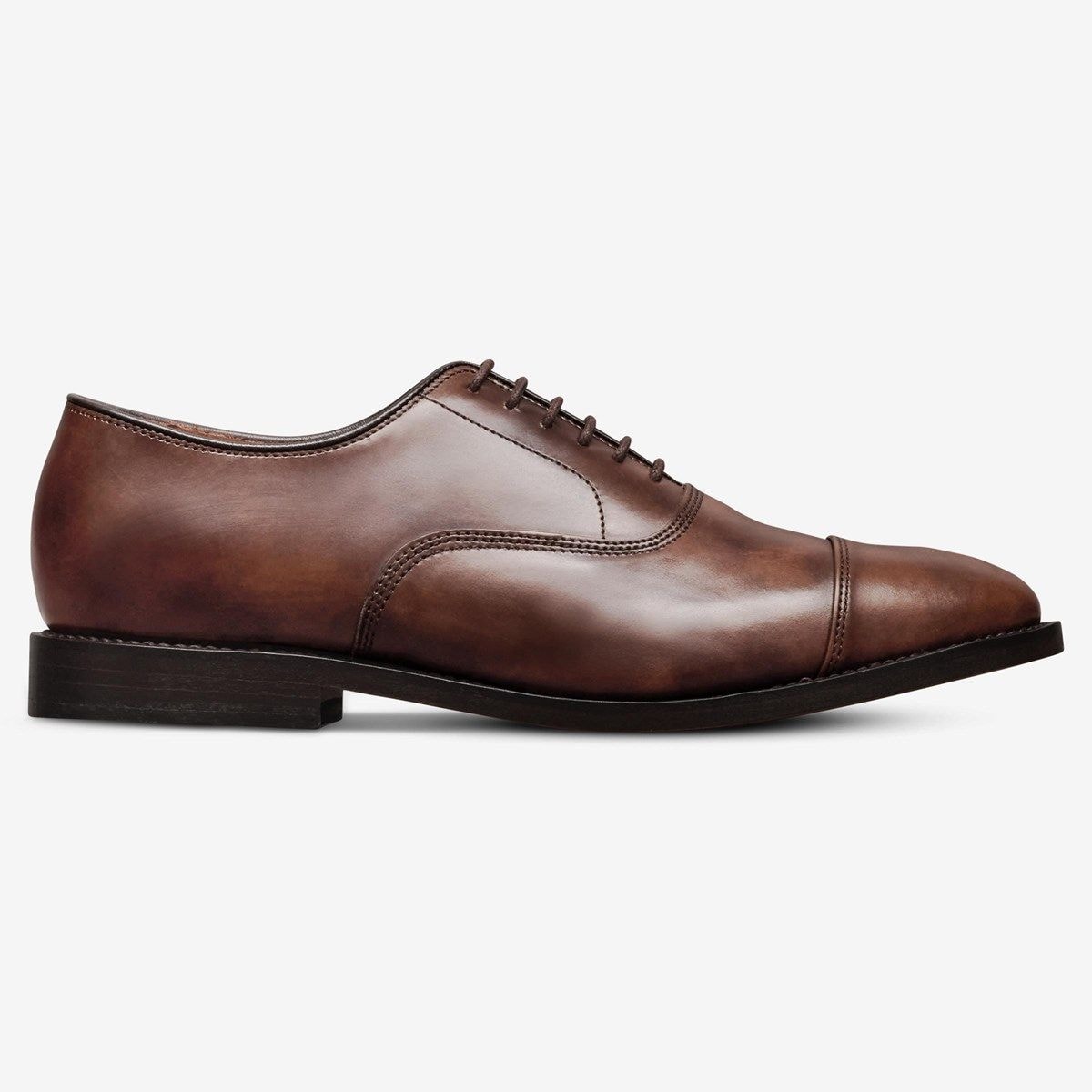 Park Avenue Cap-toe Oxford Dress Shoe - Brown Museum Leather