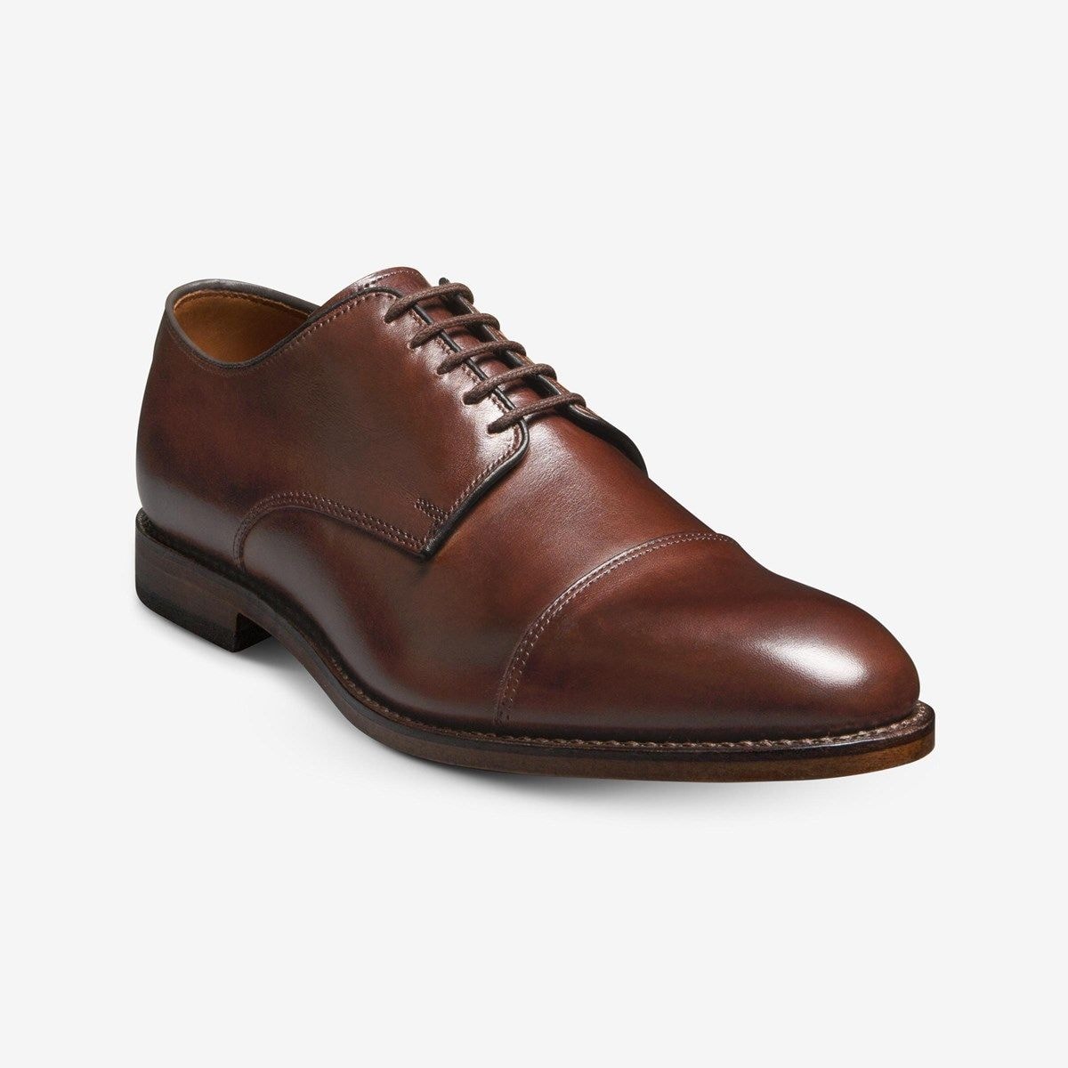 Factory Second Park Avenue Cap-toe Derby Dress Shoe - Chili Leather