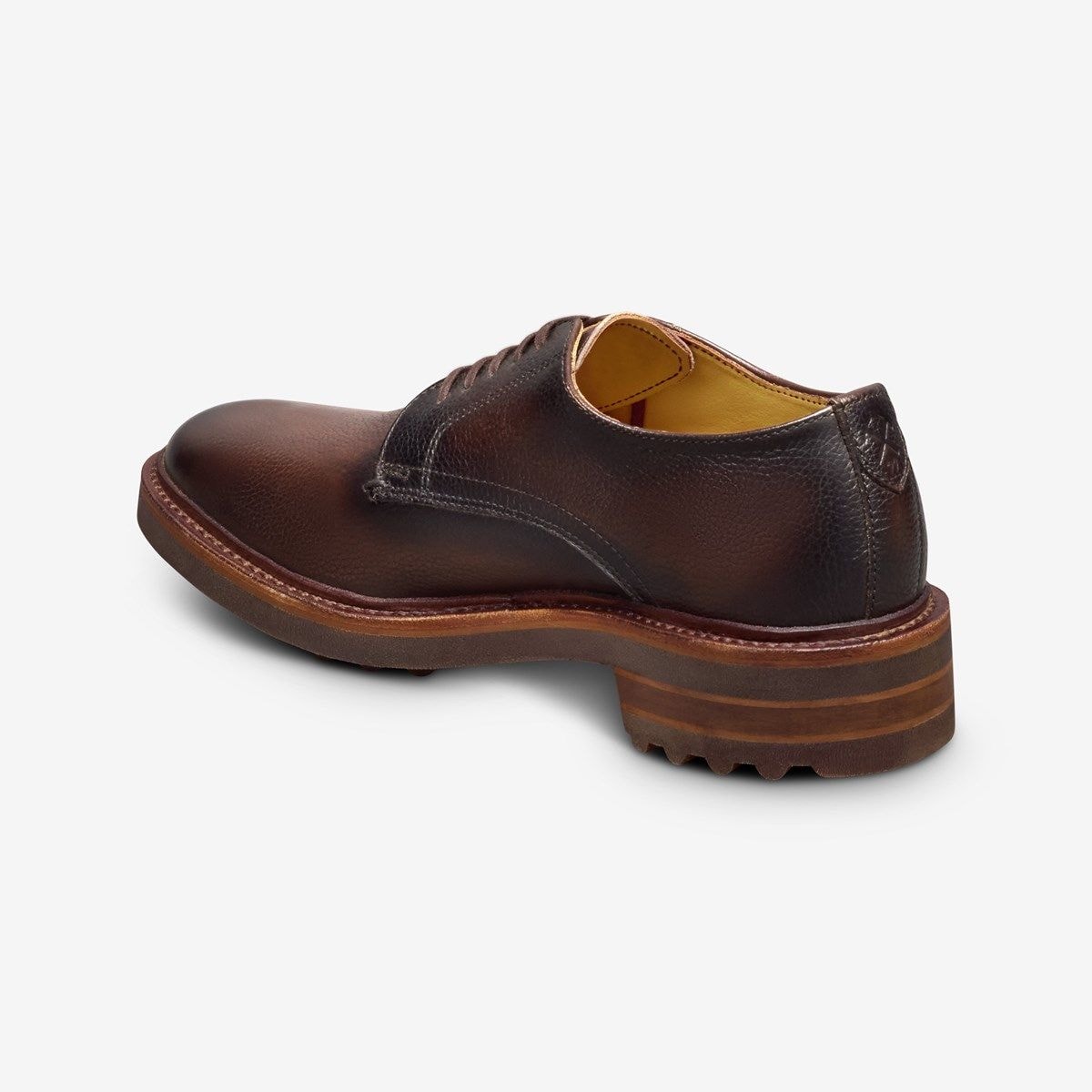 Noah Reserve Plain-toe Derby Dress Shoe - Dark Brown Leather