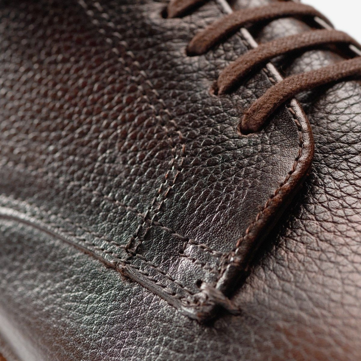 Noah Reserve Plain-toe Derby Dress Shoe - Dark Brown Leather