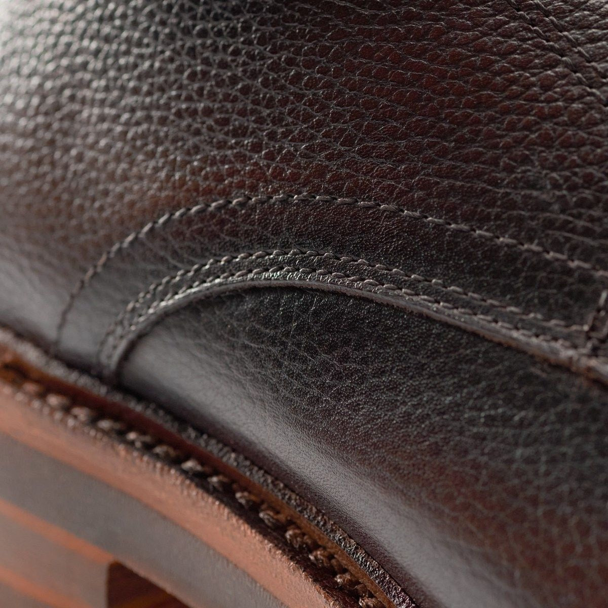 Noah Reserve Plain-toe Derby Dress Shoe - Dark Brown Leather