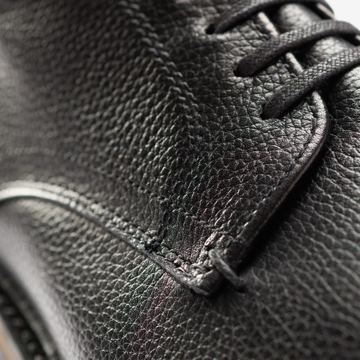 Noah Reserve Plain-toe Derby Dress Shoe - Black Leather