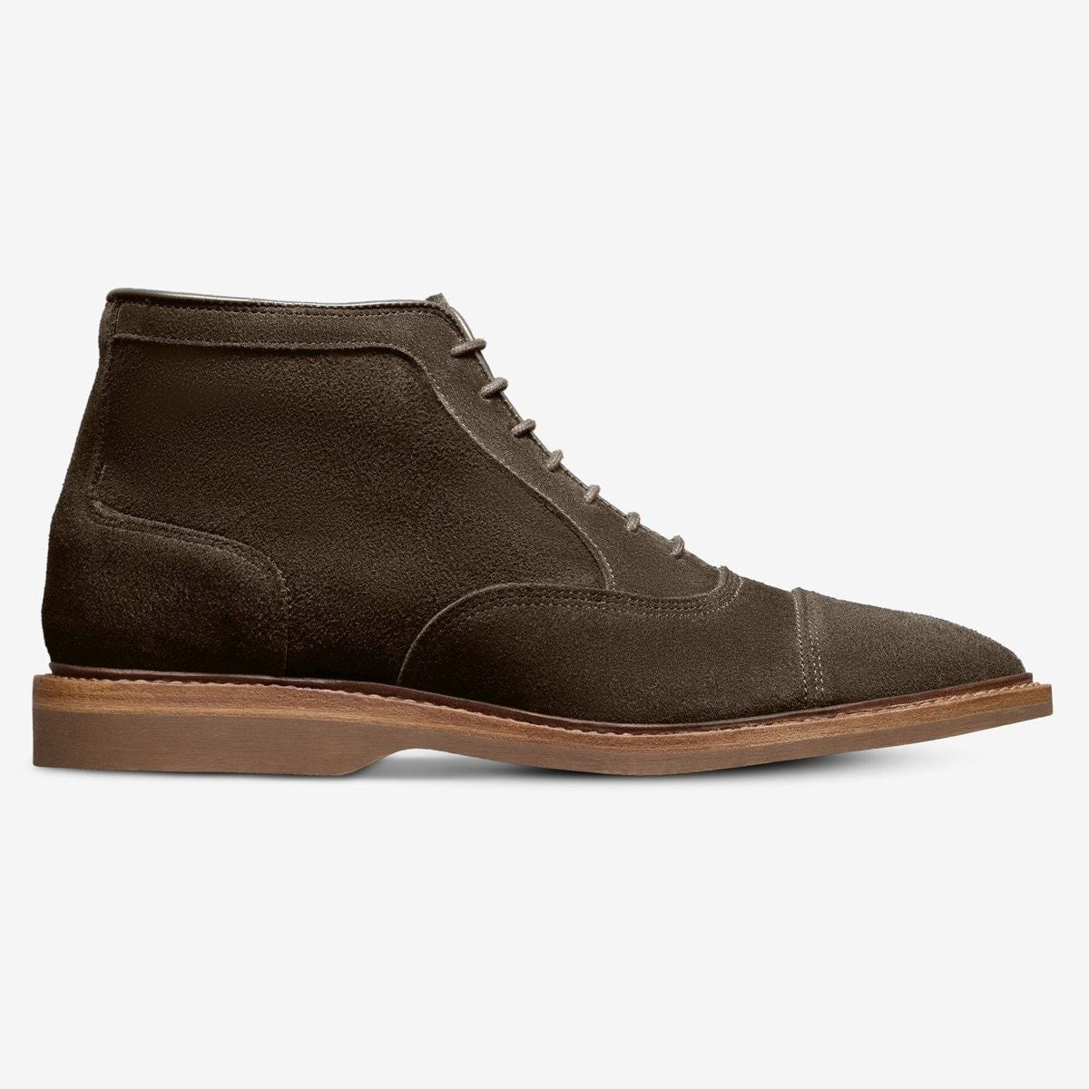 Park Avenue Verse Cap-toe Oxford Boot - Bitter Chocolate Suede