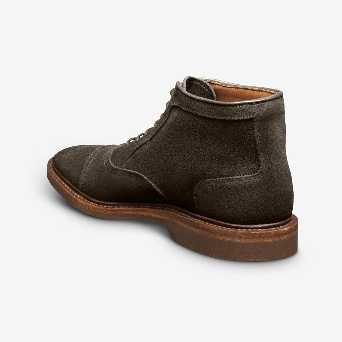 Park Avenue Verse Cap-toe Oxford Boot - Bitter Chocolate Suede