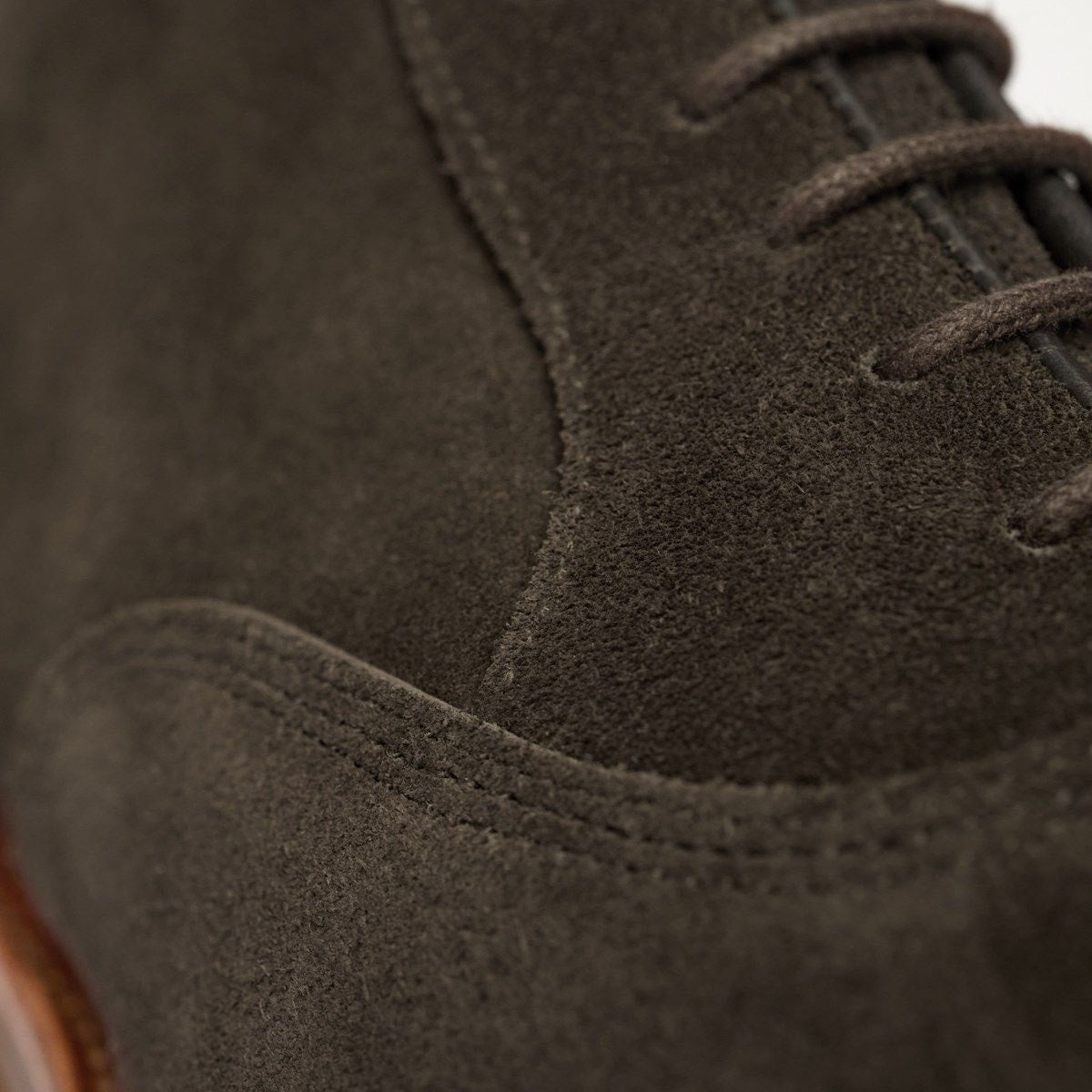 Park Avenue Verse Cap-toe Oxford Boot - Bitter Chocolate Suede
